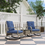 Rattan Chaise Lounge ChairWicker Patio Furniture Set 08928010
