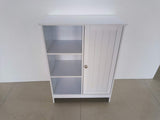 Bathroom Cabinet, Kitchen Freestanding Storage Rack, 23.62" x 11.81" x 31.5" Floor Storage Cabinet W1706P318068