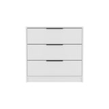 ZUN Kaia 3 Drawers Dresser, Superior Top -White B20091879