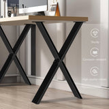 ZUN 28''H Table legs, Modern Office Desk Legs, Heavy Duty Iron and Industrial Design, DIY Metal 72322329