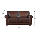 Brookfield Leather Loveseat B2705P211769