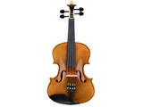 GV403 4/4 Acoustic Violin Kit Matt Natural w/Square Case, 2 Bows, 3 In 1 12425329