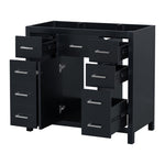 ZUN [Cabinet Only] 36" Black Bathroom Vanity N729P171888B