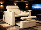 PVC Electric Reclining Pedicure Chair, Sand 32282480