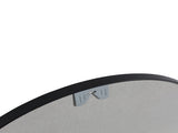 32 x 32 Inch Bathroom Mirror Black Aluminum Frame W99967979