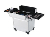 4-in-1 Draw-bar Style Interchangeable Aluminum Rolling Makeup Case Silver 11970627