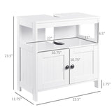 Sink Storage Cabinet, Under Sink Cabinet with Double Doors, Bathroom Vanity Cabinet with Shelves, 85998897