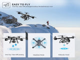 2026 V14 Professional Drone 6K HD Dual Camera Wifi FPV Portable RC Quadcopter 2 BATTERY,Drones 17039321