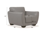 Valeria Watery Leather Chair B2726P418641