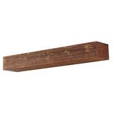 ZUN 72" Rustic Wood Fireplace Mantel,Wall-Mounted & Floating Shelf for Home Decor W1390138525