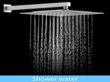 Shower System Faucet Combo Set Wall Mounted with 10" Rainfall Shower Head and handheld shower 75073134
