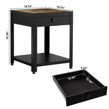 Square double-layer coffee table with hidden compartment and fingerprint lock - Living room dining W396P305929