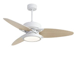 ZUN Light Pro 52 in. LED Indoor White Smart Ceiling Fan with Remote Control [Unable to ship on weekends, 84848147