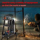 ZUN Welding Cart, 3-Tier Welder Cart Heavy Duty with 400Lbs Static Weight Capacity, 360&deg; Swivel Wheels, W1422P160700