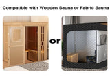 1500W Far-Infrared Sauna Heater with Plug, 110-120V Graphene Sauna Heating System with Touch & WiFi W6308P542000