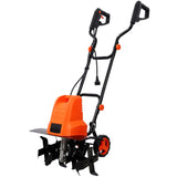 13.5AMP Electric Tiller,120V/60HZ,18-Inch Width 9-Inch Depth Corded Powerful Tiller,With 24 Steel W465P311043