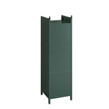 Modern Three-tier Glass Door Cabinet with Featuring Four-tier Storage, for Entryway Living Room W757P241565