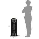 1500W Quiet Space Heater - PTC Ceramic Heating, 3 Modes , 12-Hour Timer & Remote 62596965