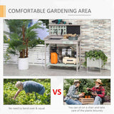 Garden Work BenchOpen Shelf Storage 66780320