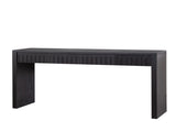 Modern Black Console Table with 4 Drawers 59.2" Entryway Table with Storage W2729P298159