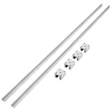 Linear Guide Rail Set, SBR16 2000mm, 2 PCS 78.7 in/2000 mm SBR16 Guide Rails and 4 PCS SBR16UU Slide T3342P360018
