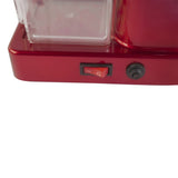 Red Electric Coffee Bean Grinder 35oz Flat Burr Coffee Grinder with 19 Grinding Settings 27997148