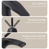 Matte Black Single Handle Lavatory Basin Sink Faucet W1217P214964