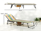 2 Folding Chaise Lounge Pool Chairs 16498979