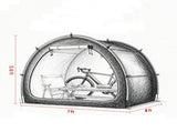4-5 Bike Storage Tent, Outdoor Spacious Waterproof Bike Tent with Ventilated Window, High Strength 27583829