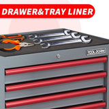 7-Drawer Rolling Tool Chest with Locking Wheels & Drawers, 18.1" D x 26.6" W x 38.3" H Mobile Tool W3037P309487