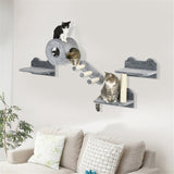 ZUN Cat Wall Shelves/Cat Trees /Cat Climbing Tower （Prohibited by WalMart） 83751215