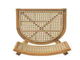 Netro Acacia Wood Dining Chair with Light Brown Wicker N775P321708T