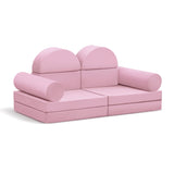 Modular Kids Play Sofa,10-Pieces Convertible Modular Play Sofa Bes for Playroom,Bedroom, W1889P337575