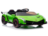Lamborghini Poison Small Dual Drive 12V 4.5AH with 2.4G Remote Control Sports Car Electric Car Green 86940909