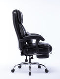High Back Massage Reclining Office Chair Footrest, Home Office Executive Computer Desk Chair 83377786