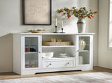 Sideboard Buffet Cabinet, 51" Large Kitchen Storage Cabinet with Drawers, Doors and Adjustable W3417P321845