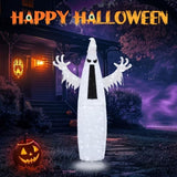 5.9ft Pop-up Ghost 160LED Lighted Outdoor Halloween Decorations 91088756