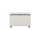 Modern Lift-Up Coffee Table with 4 Stools Set for Living Room Expandable 1 Hidden Storage 2 65601144