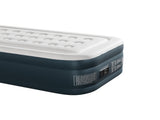 Twin Air Mattress with Built-in Pump, 18in Raised Comfort Blow up Mattress, Double Chamber Airbed, 64474579