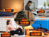 Upgraded 300ml Fireplace Diffuser Essential Oil 7 Colorful Large Flame Fire Humidifier Changing 84741090
