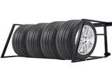 Heavy Duty Adjustable Garage Wall Multi-Tire Rack Storage, Black W465121328