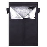 ZUN LY-120*60*180 Home Use Dismountable Hydroponic Plant Grow Tent with Window Black 30595919