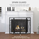 Folding Fireplace Screen 28442818