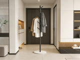 Clothing Rack, Golden Metal Freestanding Heavy Duty Clothes Rack with Marble Base, Multipurpose 83206182