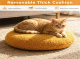 Cheeseburger Theme Cat Nest , Cute Burger Shape with Fried Chicken Plush Toy, No 89390808
