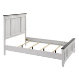 Clelane 3-Piece Wood Bedroom Set, Shiplap Panel Queen Bed and 2 Nightstand T2574P204506