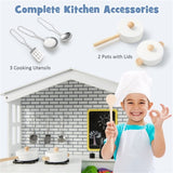 Kids Wooden Pretend Toy With Storage & Accessories 45528823
