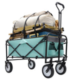Collapsible Foldable Wagon with strapping system Beach Wagon Utility Utility Wagon Grocery W2932P210084
