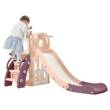 ZUN 5-1 Toddler Slide Set, Freestanding Spaceship Set with Slide, Kids Slide Playset Structure, N710P173043I