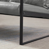 Lounge, living room, office or the reception area PVC leather accent arm chair with Extra thick W135958342